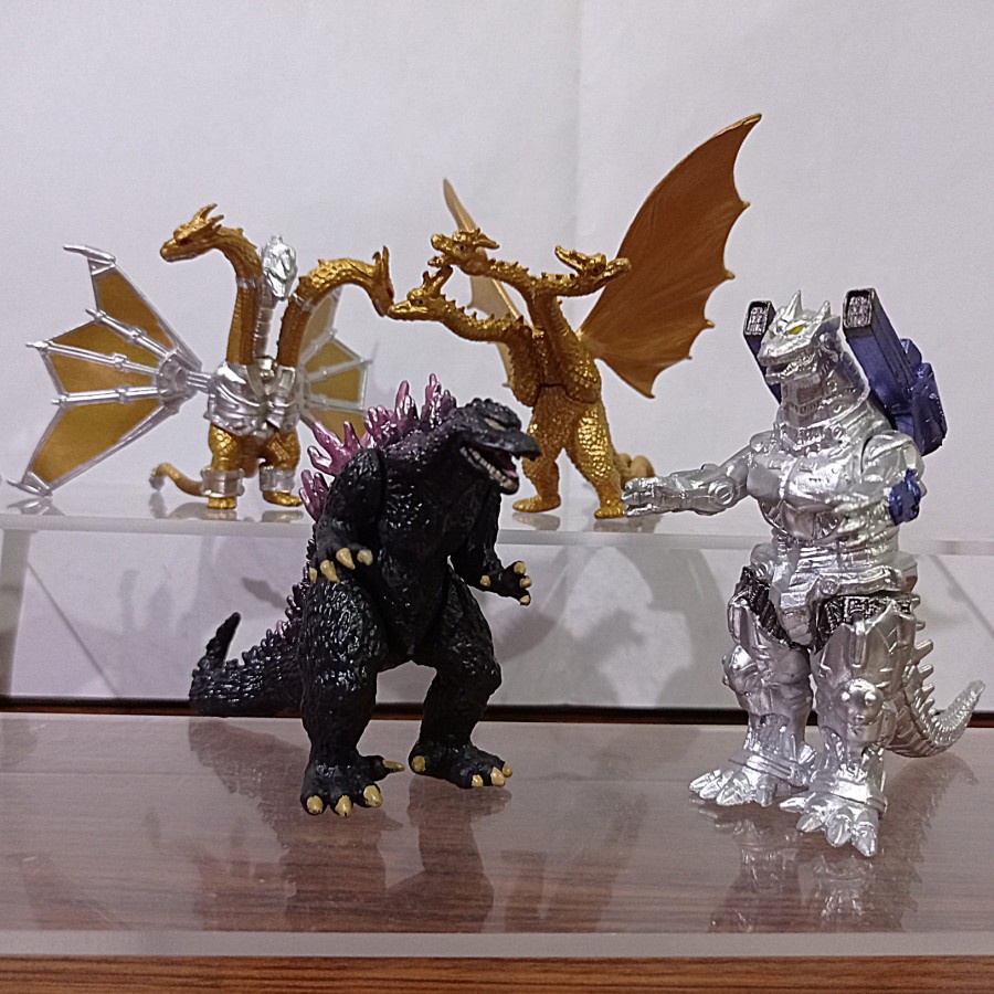 Godzilla Action Figure Set Of 4 Loose Pack Shopee Philippines