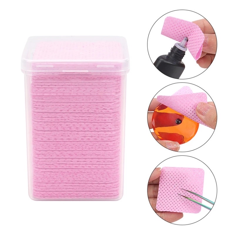 200pcs LB EYELASH EXTENSION GLUE WIPES PINK Shopee Philippines