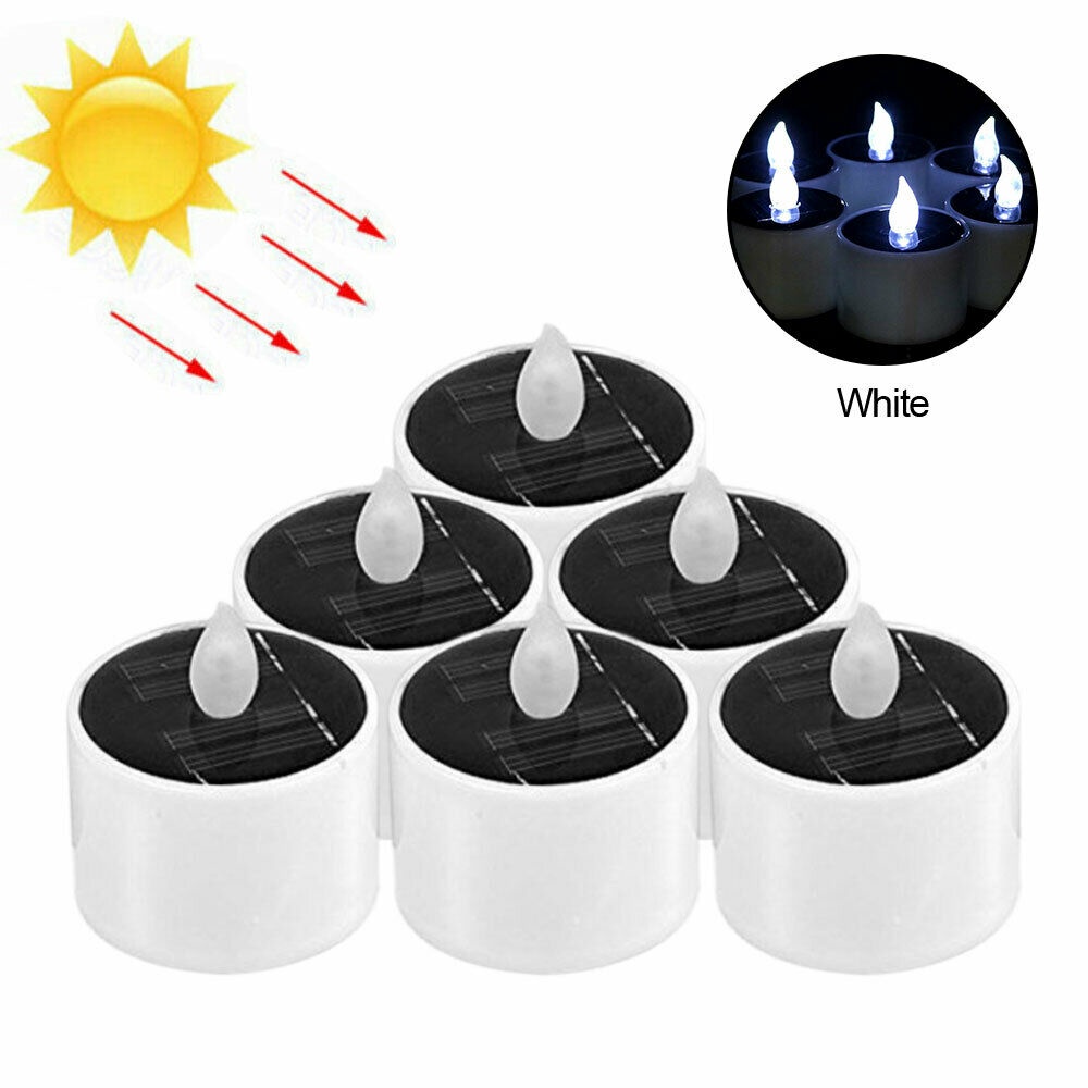 Home Decor Solar Tea Light /Outdoor IP65 Waterproof LED Flameless