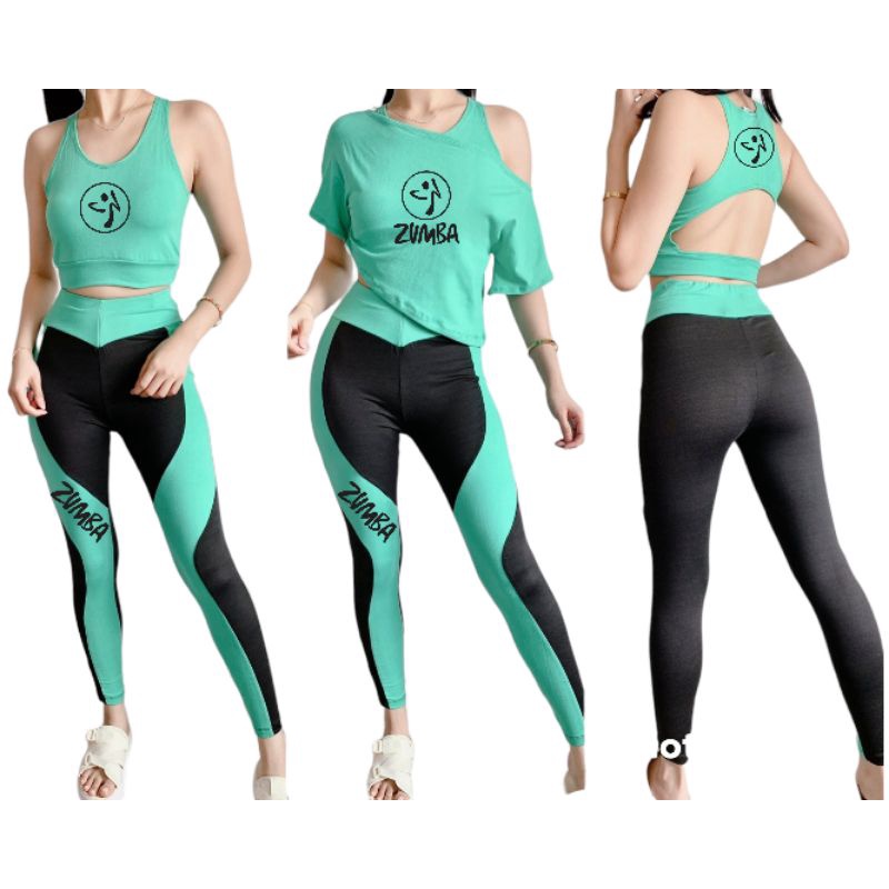 ZUMBA OUTFIT 3IN1 NEW Shopee Philippines