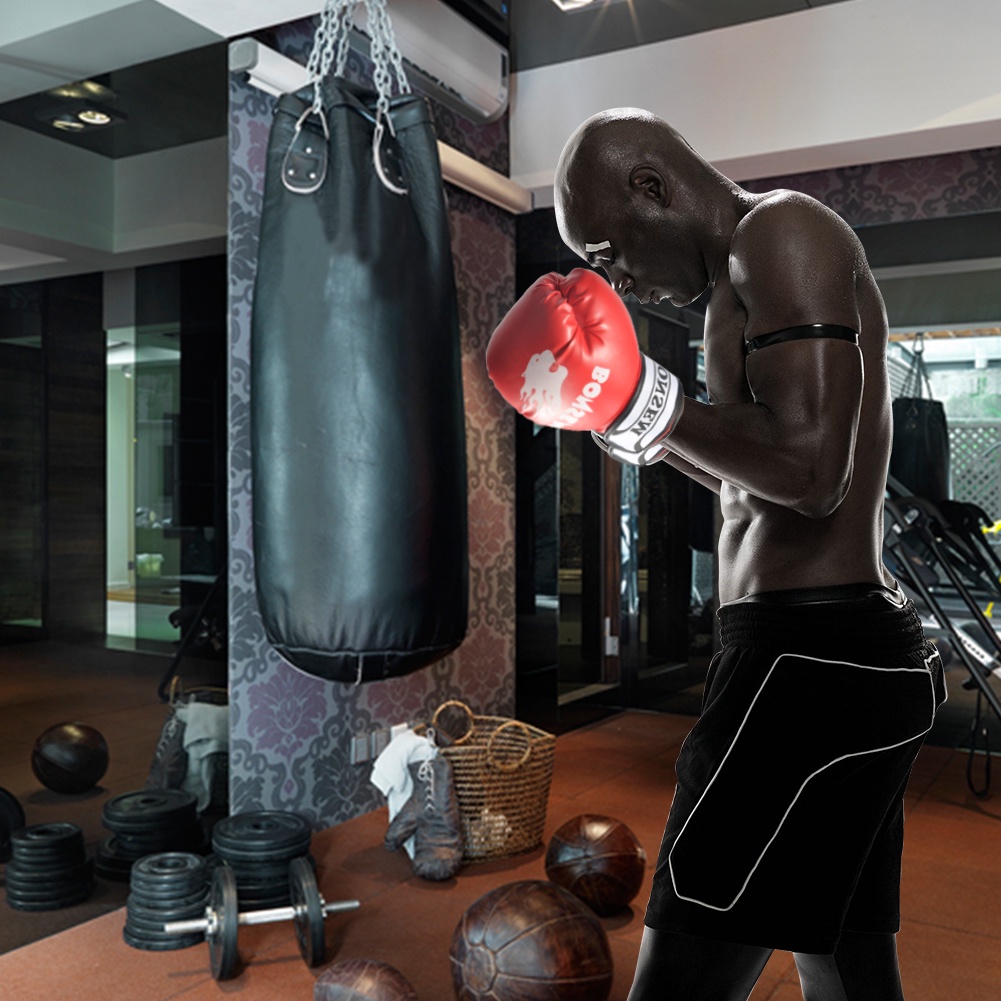 Full Finger Boxing Gloves Punching Mitts Training Kickboxing Bag