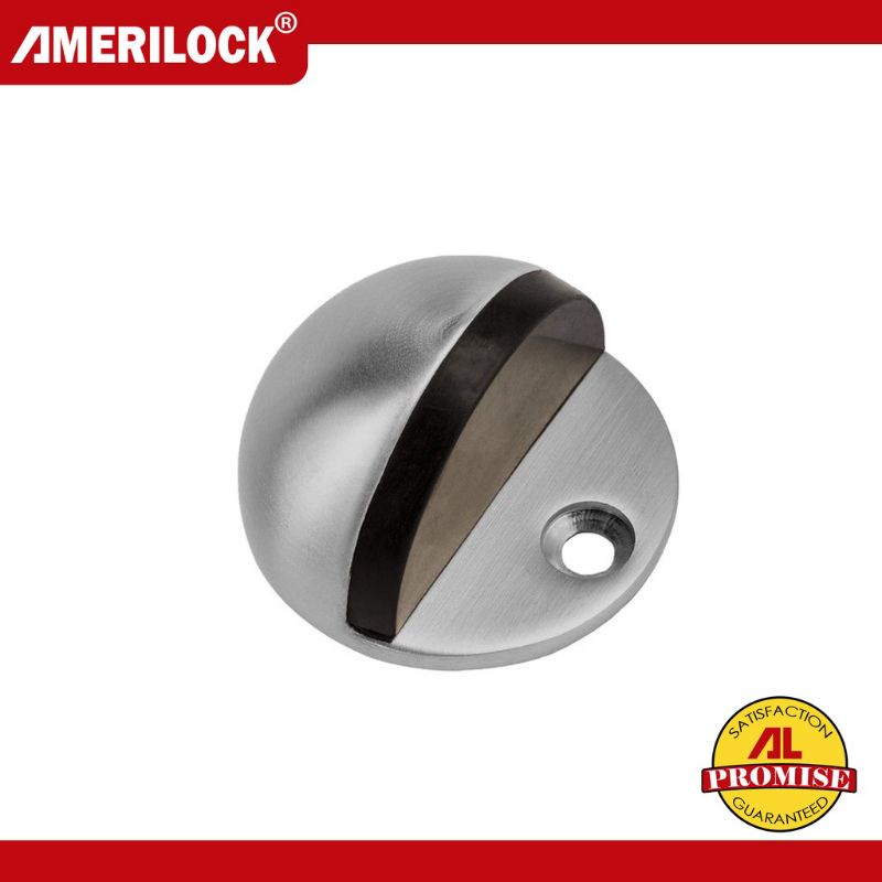 AMERILOCK Door Stopper Stainless Steel with Rubber Floor Mounted