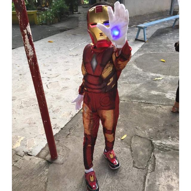 Iron man kid costume/ Iron man costume for 45yrs old boy Shopee
