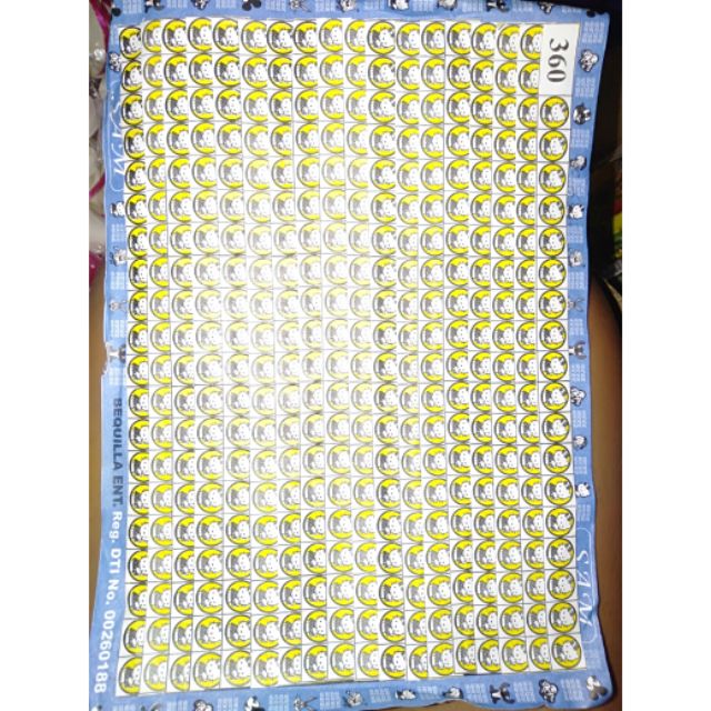 Lottery bunutan for DIY lottery 1pc Shopee Philippines