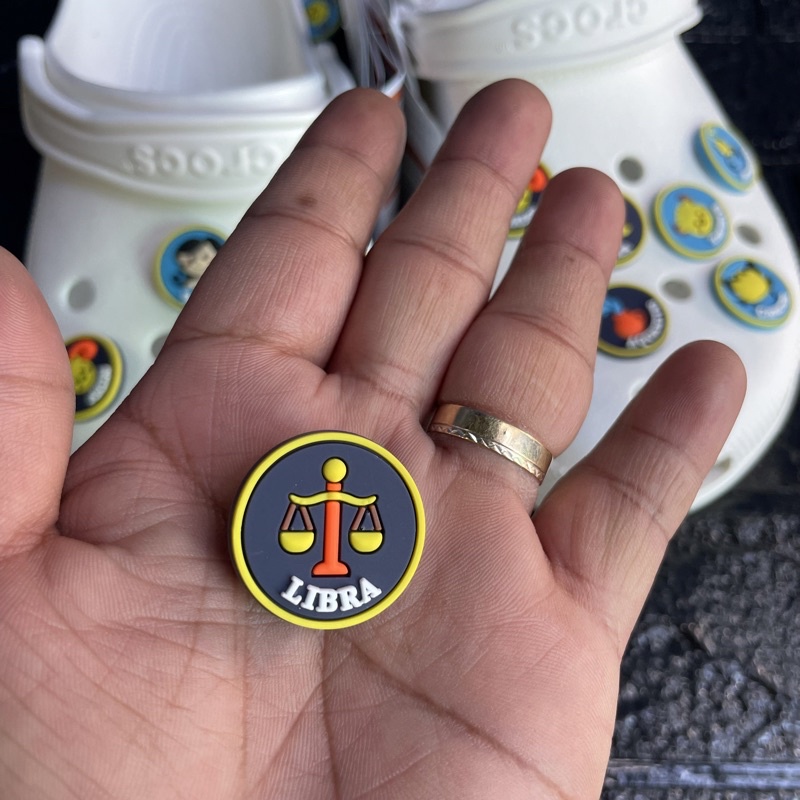 Crocs Jibbitz Charm Zodiac Sign Shopee Philippines