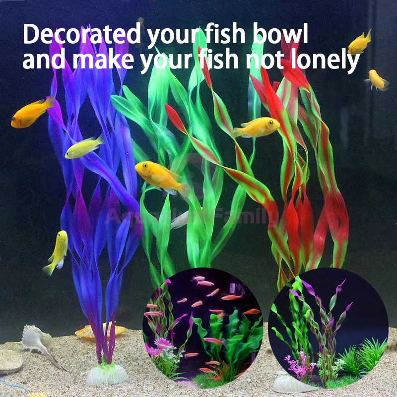 Artificial plants decorate aquarium plastic aquatic plants aquatic