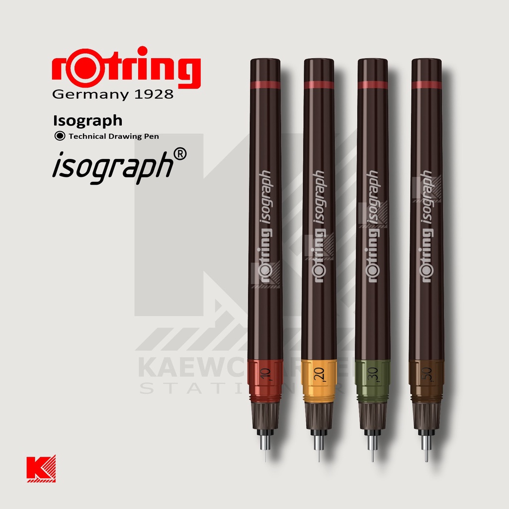 rOtring Isograph Drafting Pen (4 Sizes Available) Shopee Philippines