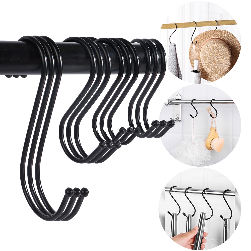 Multifunction SShaped Metal Hook / Bathroom Towels Hanging Holder