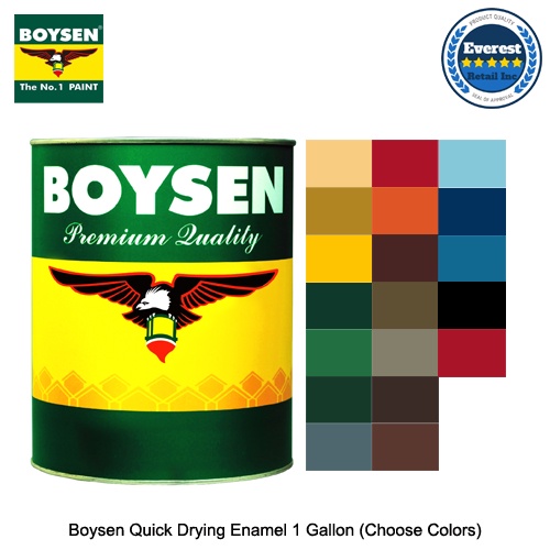 Boysen Quick Drying Enamel 1 Gallon (Choose Color) Shopee Philippines