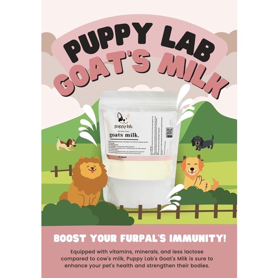 PUPPY LAB GOATS MILK 200g milk replacer for dogs cats Shopee Philippines