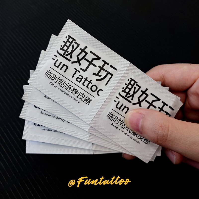Special Cleaning Wipes For Tattoo Stickers/Quick Wipe Try Remove
