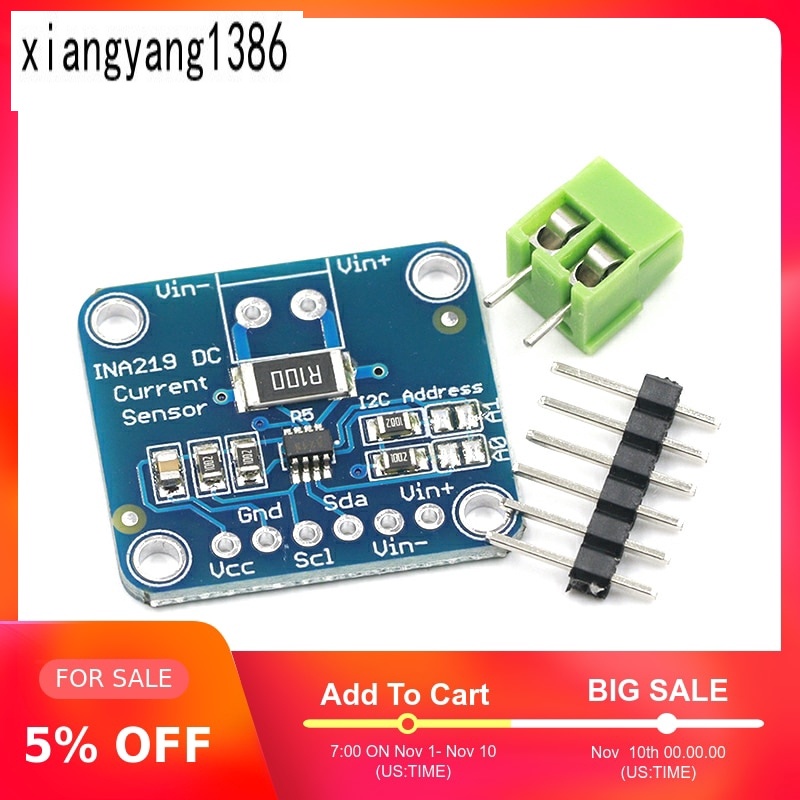 INA219 I2C Zero Drift Bidirectional Current Power Supply Sensor