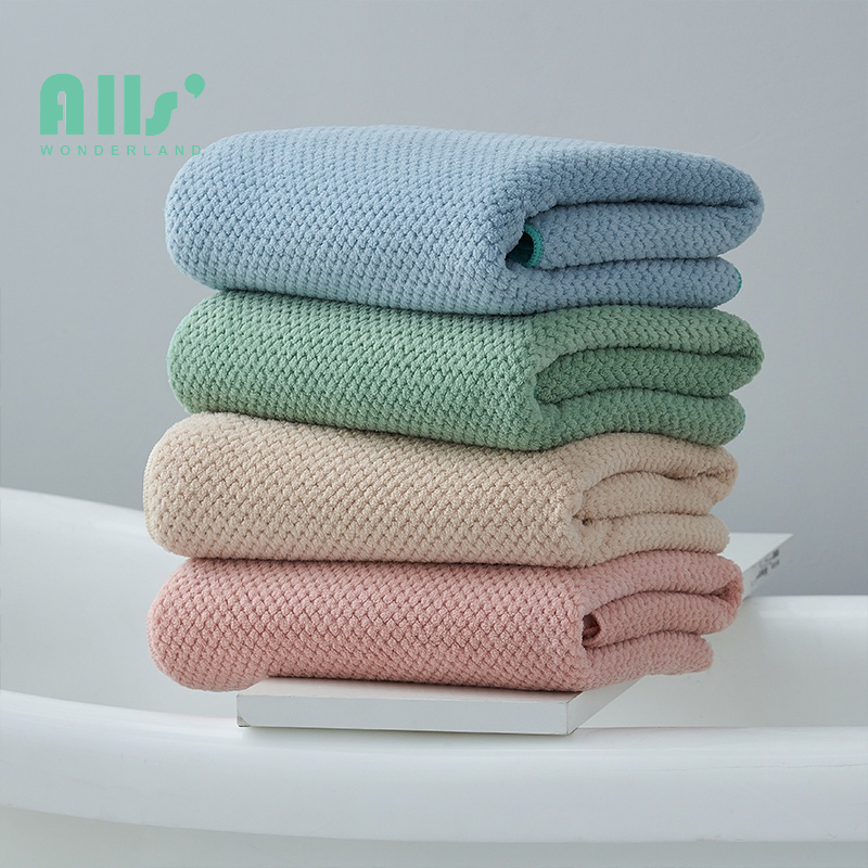 Allswonderland Quick Dry Premium Cotton Towel Bath for Adult Microfiber