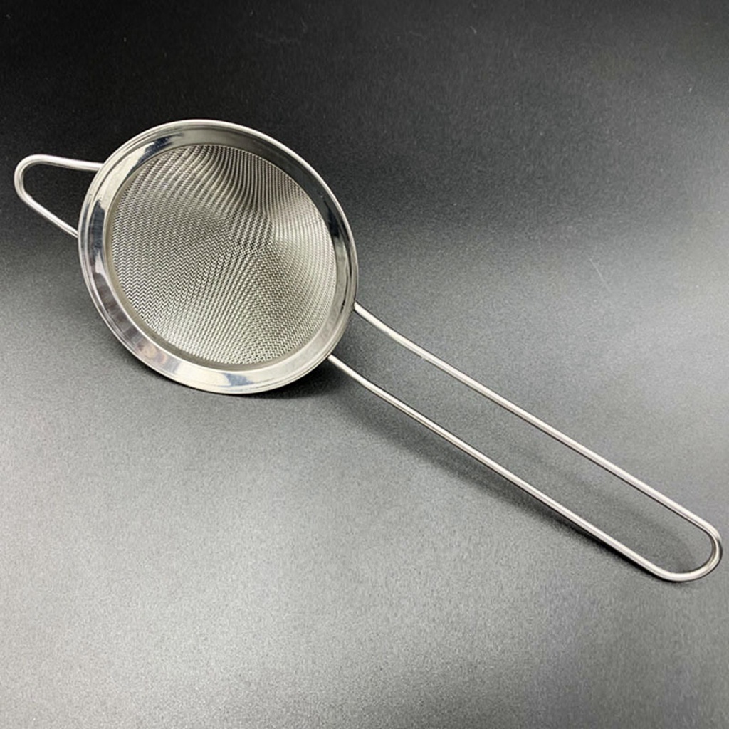 304 Stainless Steel Mesh Strainer Fine Tea Strainer with Long Handle