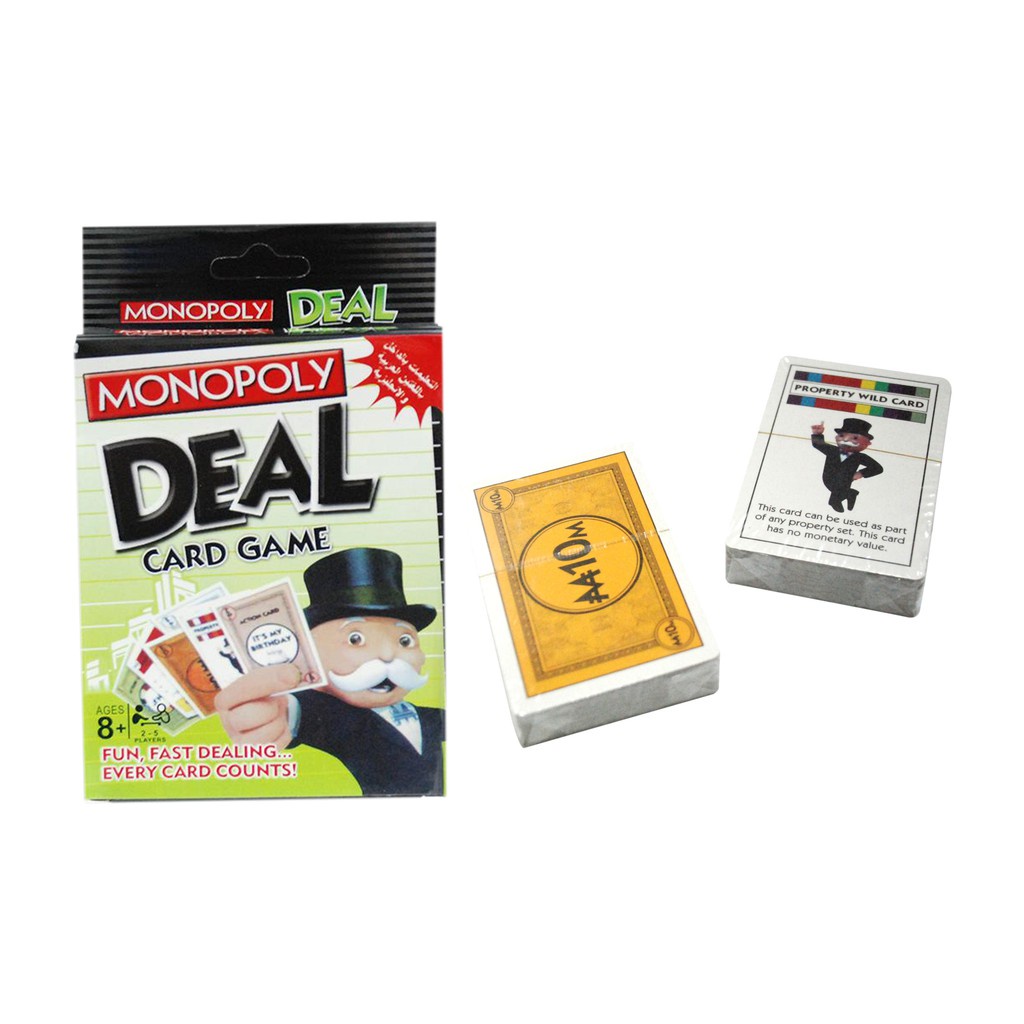 Monopoly Deal Card Game Players 25 (110card deck) Shopee Philippines