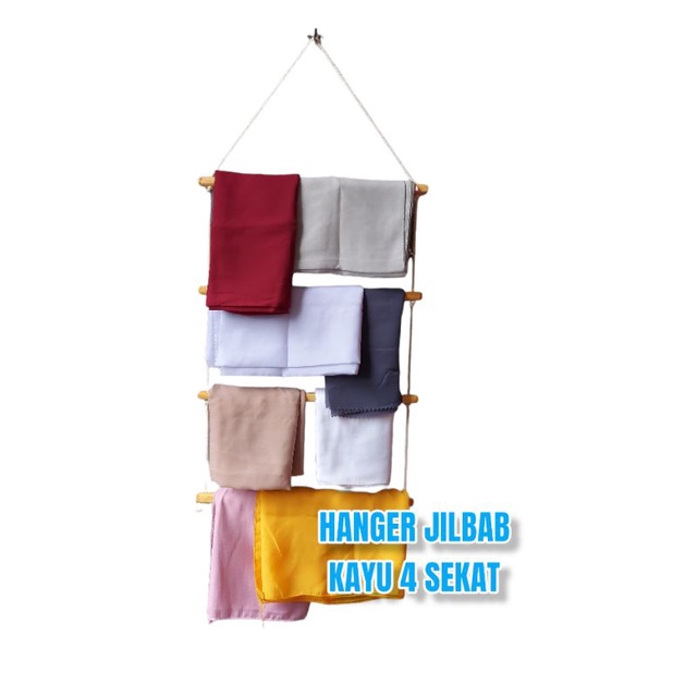KAYU Hanging HIJAB Rack/Hanging Wooden HIJAB HANGER Shopee Philippines