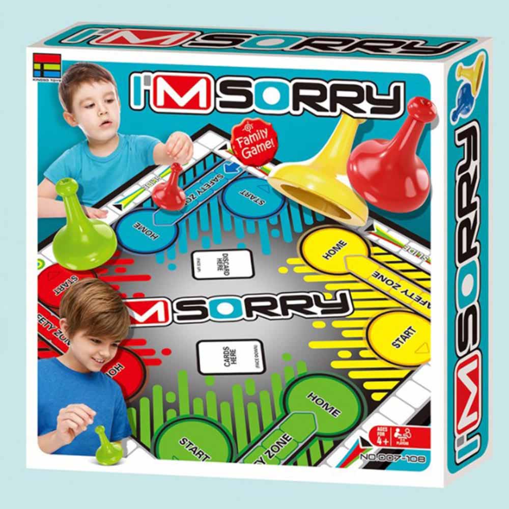 Sorry！Classical Sorry Board Game Kids Play Party Toy Adults Friends Fun
