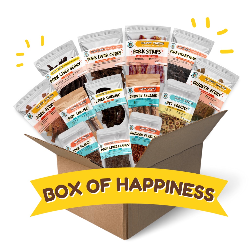 Box of Happiness Dog Treats Package Bulk Assorted Flavors (Updated) Shopee Philippines