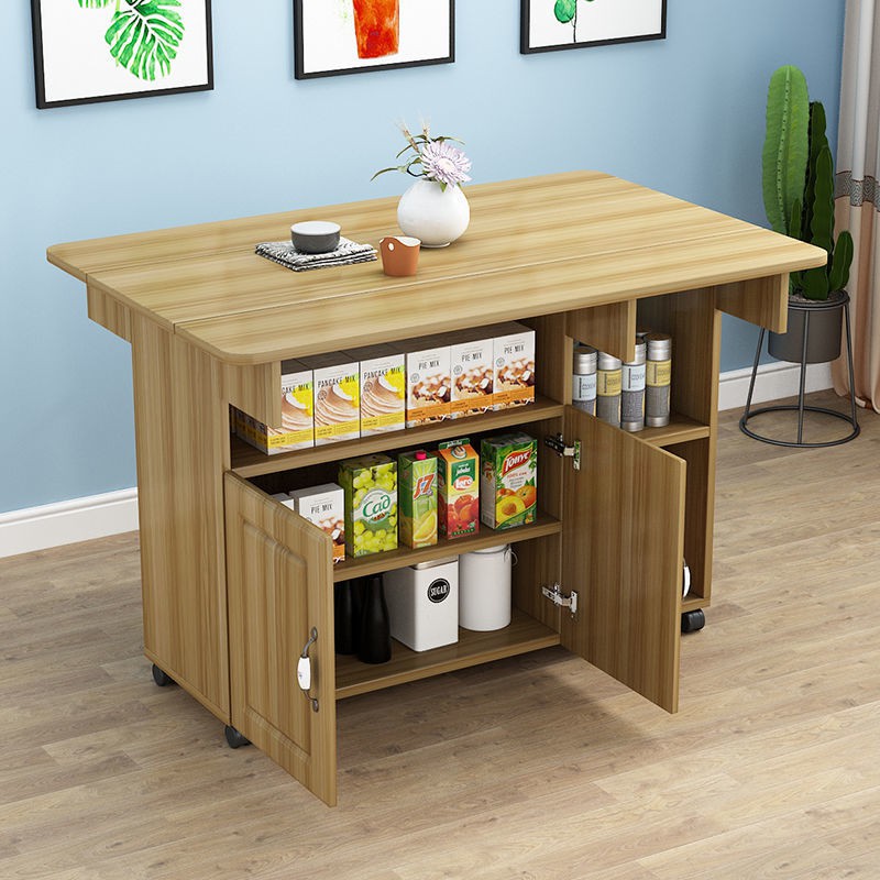 new ☎folding dining table sideware integrated home small apartment