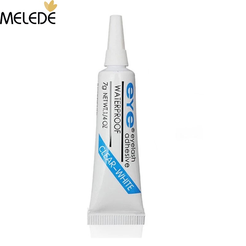 MELEDE Beauty Glazed Eyelash Adhesive Glue Waterproof Fast Dry White