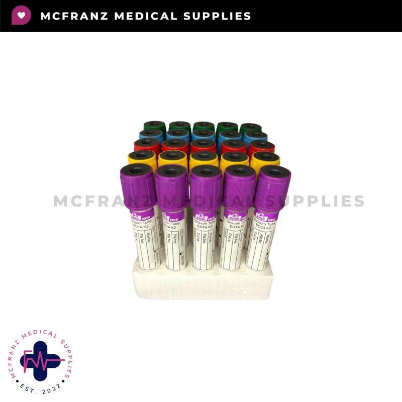 Vacutainer Blood Collection Tube / Vacuum Tube (Sold per Piece