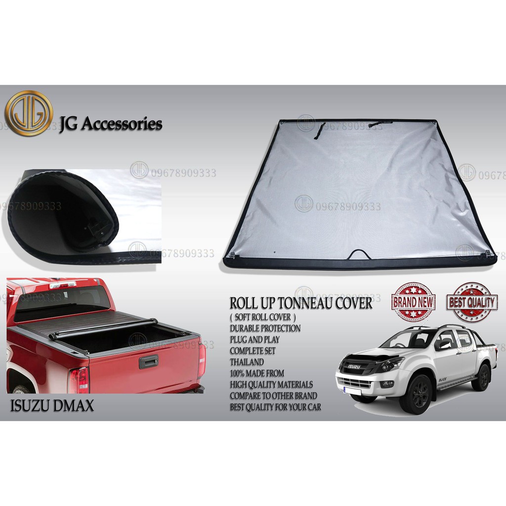 ISUZU DMAX DMAX ROLL UP TRIFOLD COVER SOFT/ TONNEAU COVER/RETRACTABLE