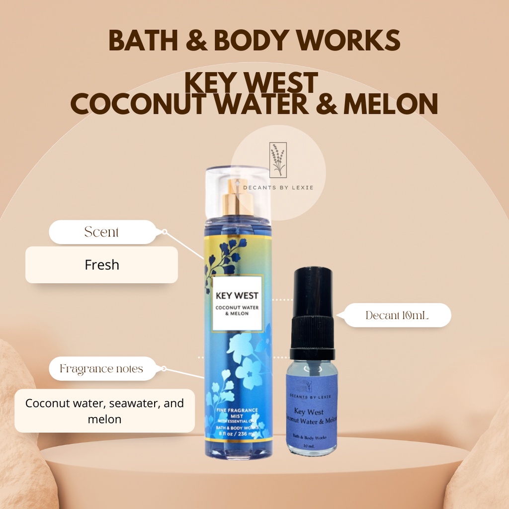 Key West Coconut Water & Melon Bath & Body Works Shopee Philippines