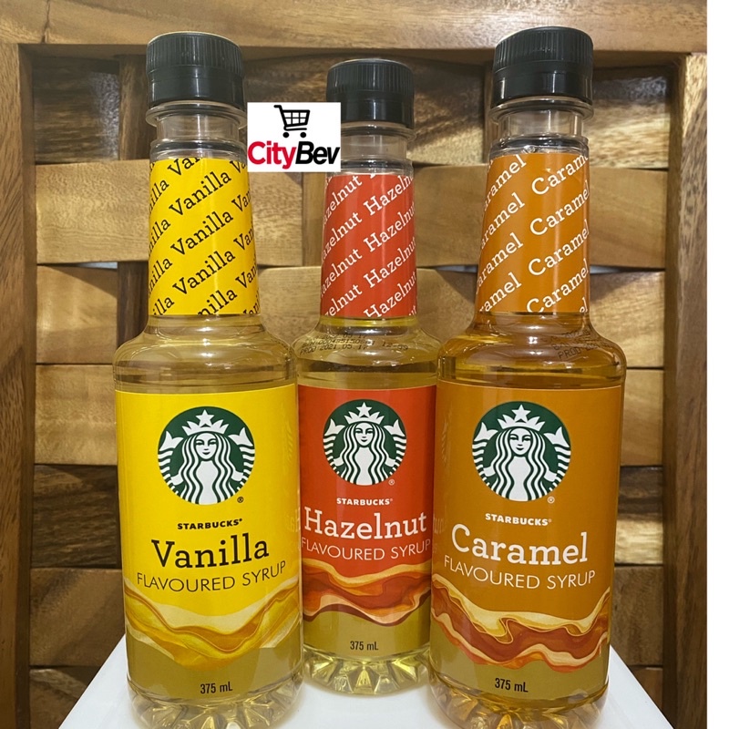 hazelnut coffee Starbucks Flavored Coffee Syrups Hazelnut Caramel