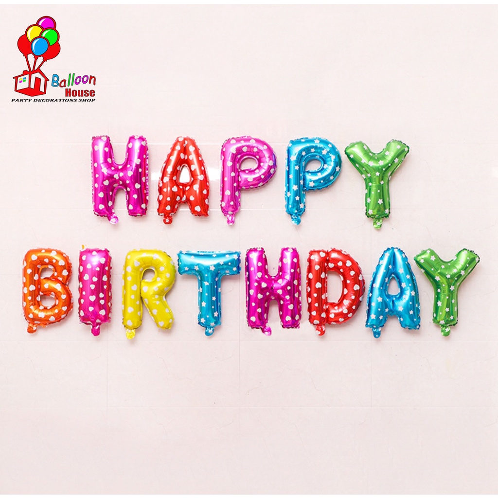 Balloon House 16inch foil balloons happy birthday balloon decor party