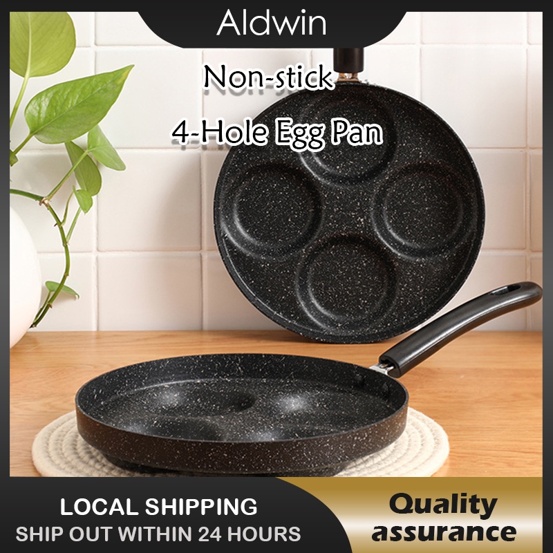 4Hole Electric Frying Pan Omelet Pan For Eggs Ham Pan Cake Maker