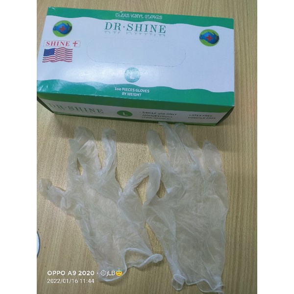 Dr. ShiNe Vinyl Food Grade Gloves Large Shopee Philippines