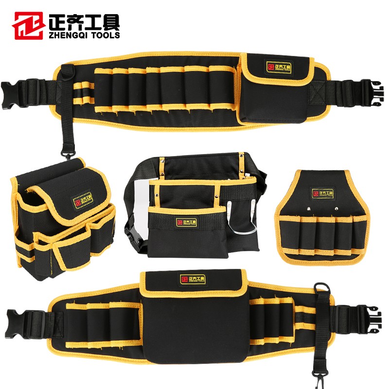 2023 new multifunctional tool belt bag electrician woodworking canvas