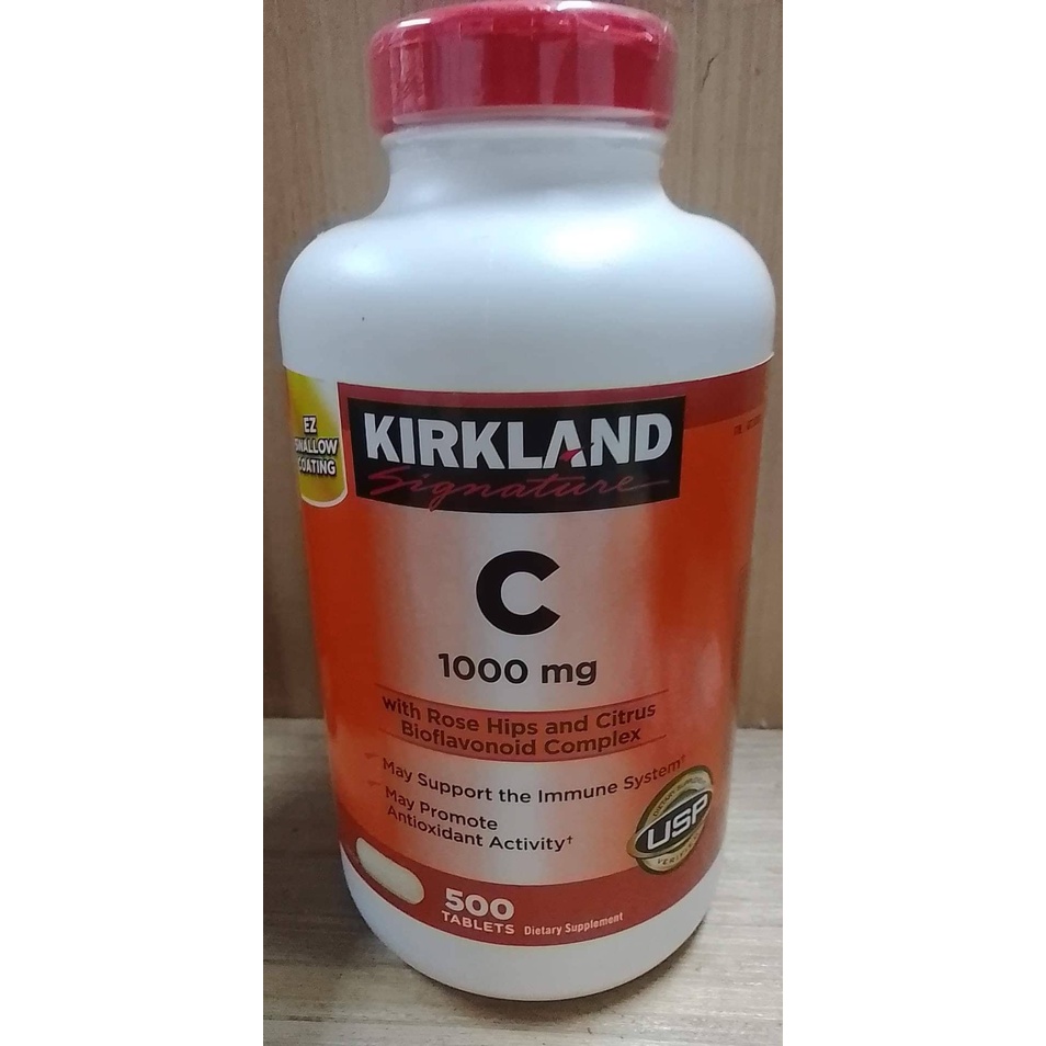 Kirkland Signature Vitamin C 1000 mg, 500 tablets Shopee Philippines