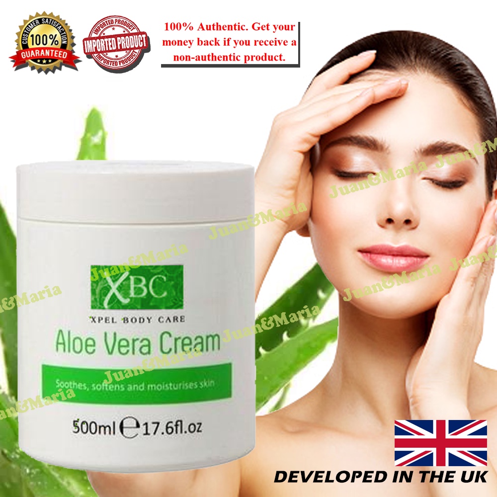 UK Xpel Aloe Vera Naturally with Vitamin C Body cream that makes skin