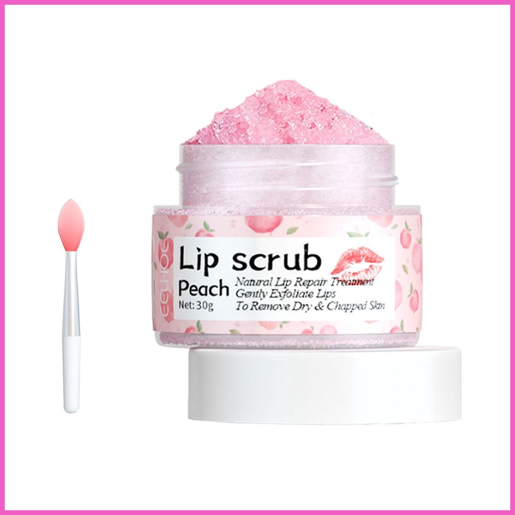 Lip Scrub Moisturizer for Dry Lips Lip Exfoliator Scrubs with Plant