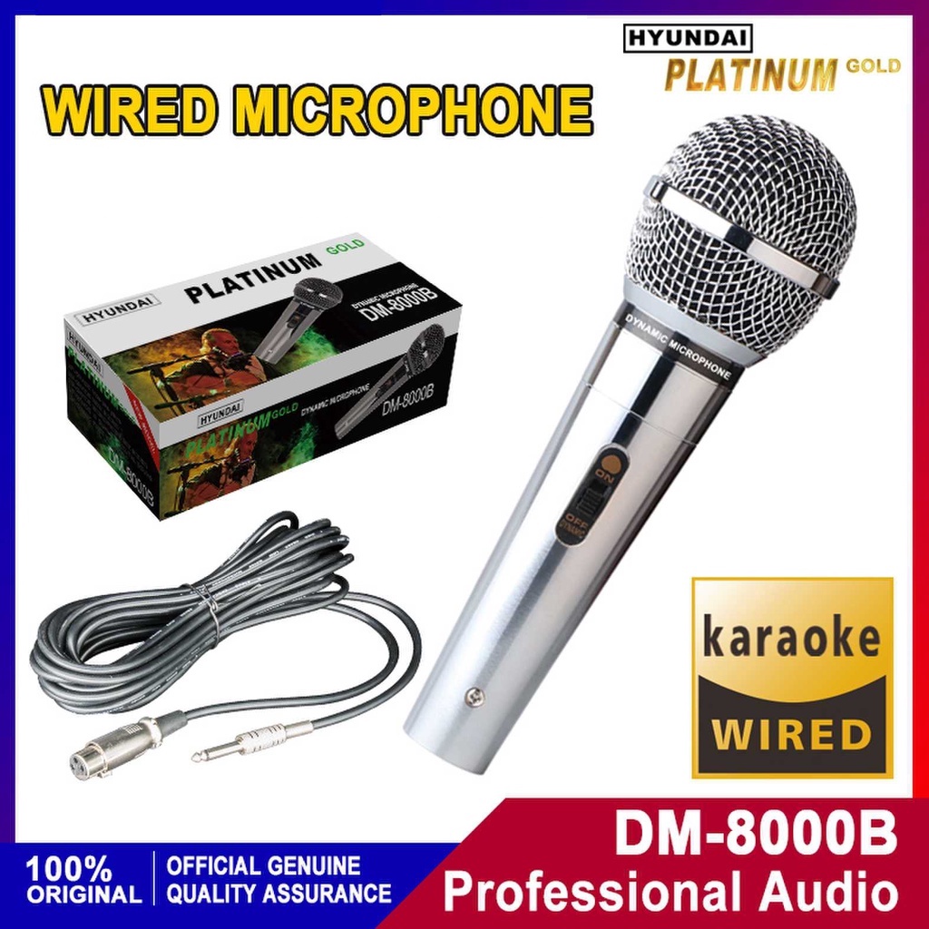 Nicola Hyundai Platinum DM8000 Microphone for Videoke/Karaoke Machine
