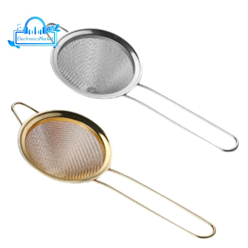 Fine Mesh Strainer, Colander Sieve Sifters with Long Handle for Kitchen