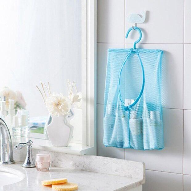 Hanging Net Organizer Storage Mesh Bag Bathroom Bedroom Shopee