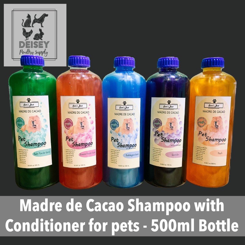 Madre de Cacao Shampoo with Conditioner for Pets (500ML) Shopee