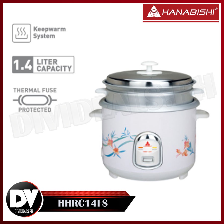 Hanabishi Rice Cooker HHRC14FS 1.4L 7 cups Shopee Philippines