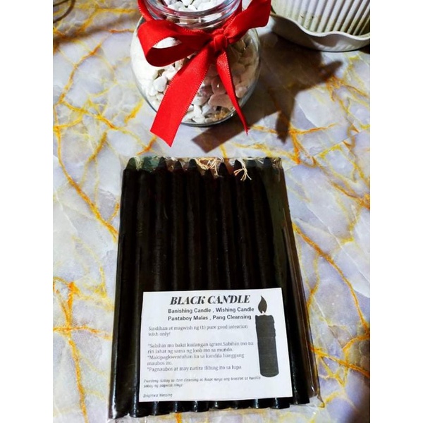 Black Candles Perdon 10 pieces per pack Shopee Philippines