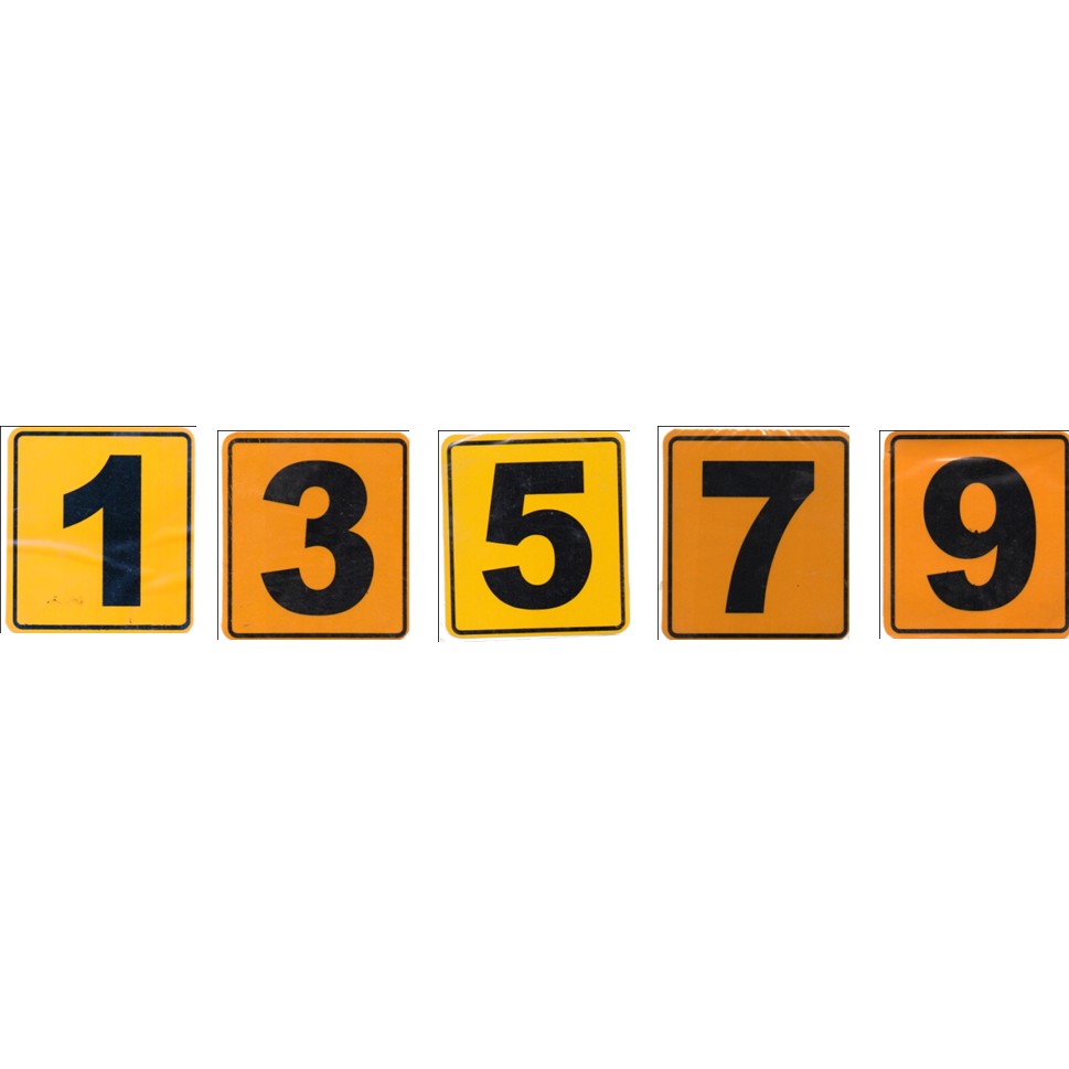 Decal Stickers Number Sticker (Reflective) Shopee Philippines
