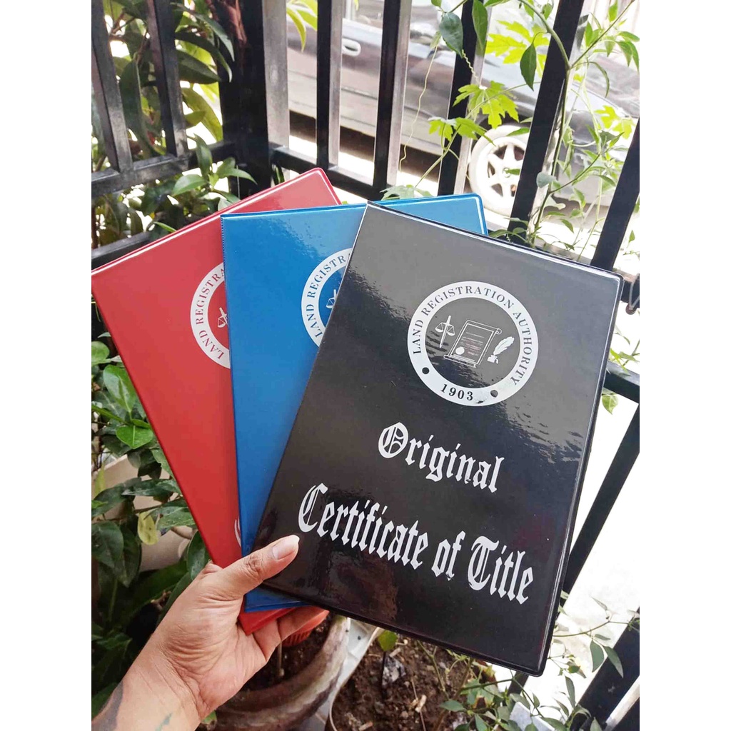 Land Title holder / Transfer Title holder/Land Certificate holder COD