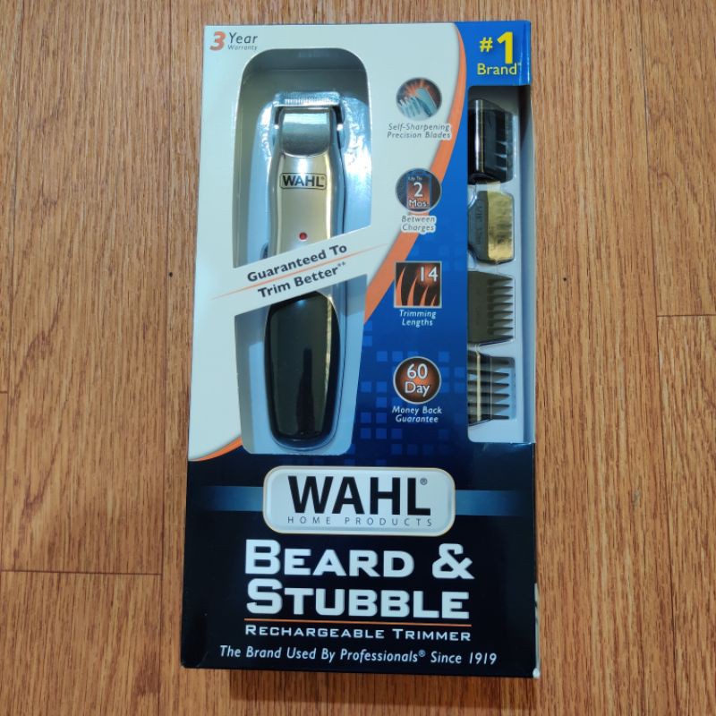 Wahl 99164301 Beard and Mustache Trimmer, Cordless Rechargeable Facial