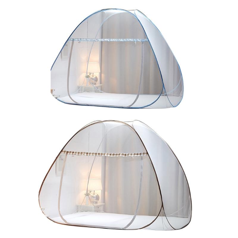 nbte JOY Portable Automatic PopUp Mosquitoes Net Folding Student Bunk Netting Tent Bed∪