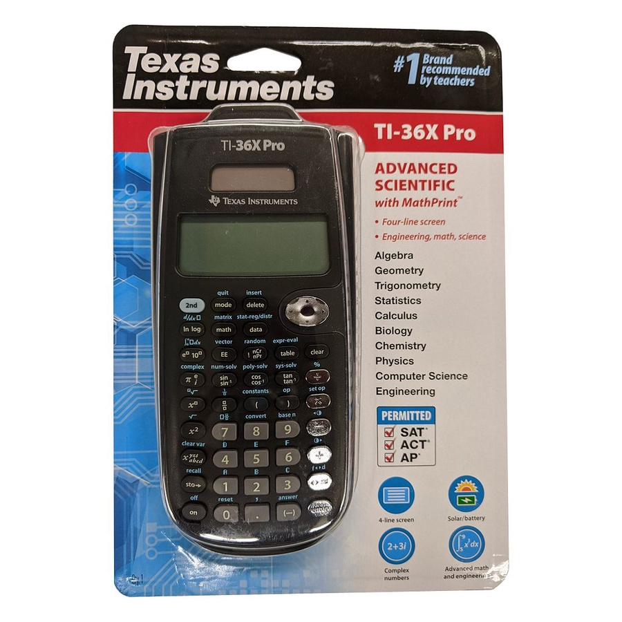 Texas Instruments TI36X Pro Advanced FourLine Scientific Calculator
