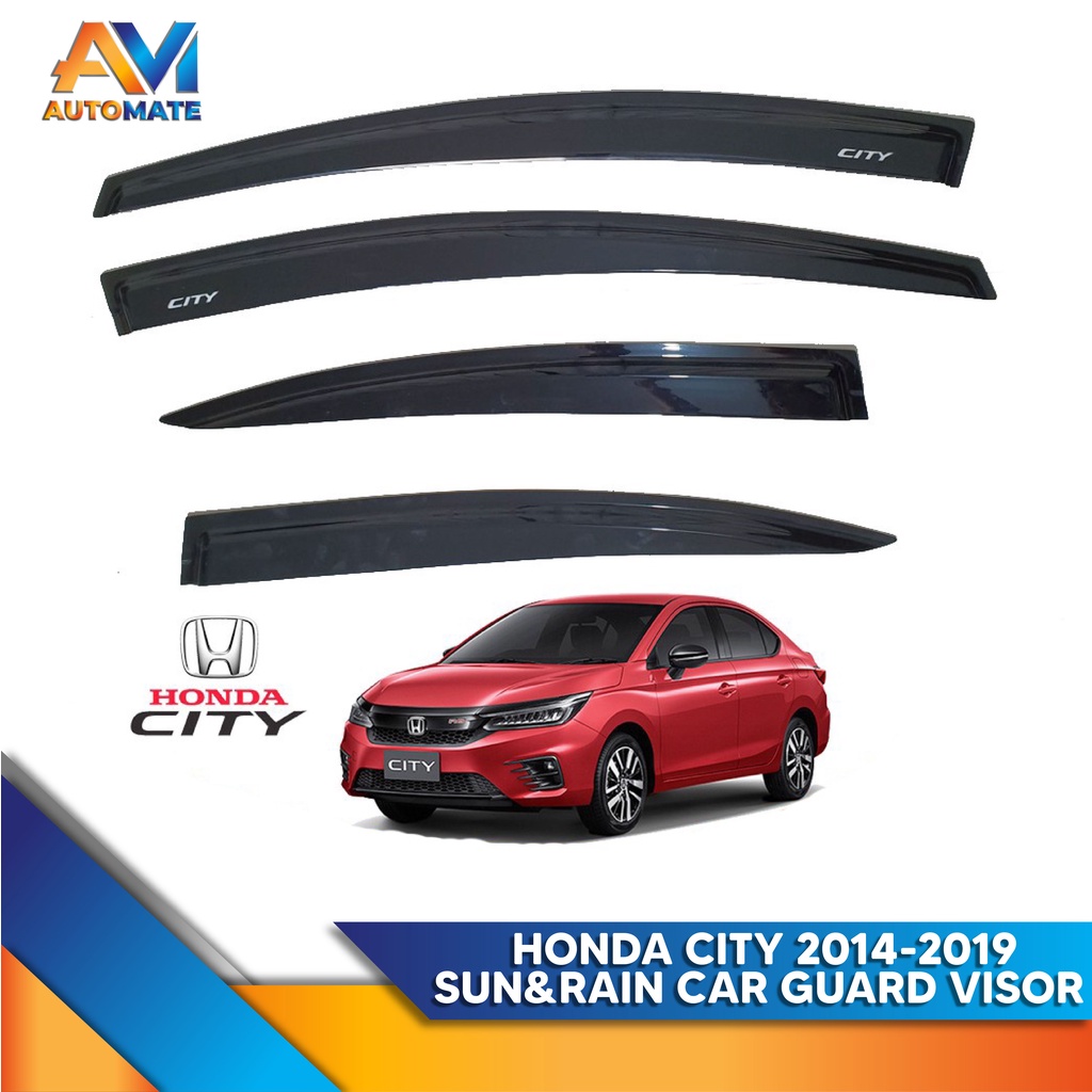 Honda City Car Sun and Rain Visor Exterior Shield OEM Grade 20142019 Shopee Philippines