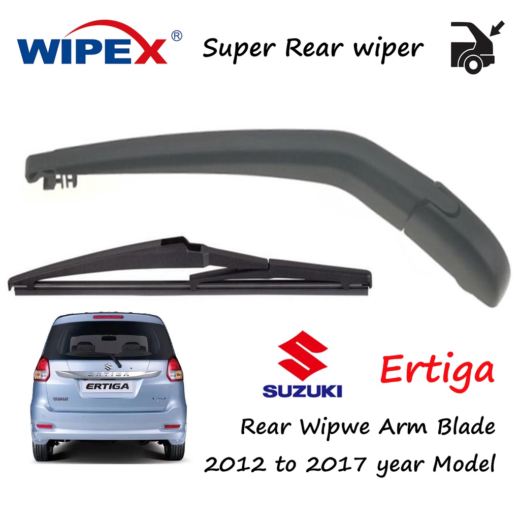 (Original)Wipex Suzuki Ertiga Rear Wiper Arm/Blade for 2012 to 2017