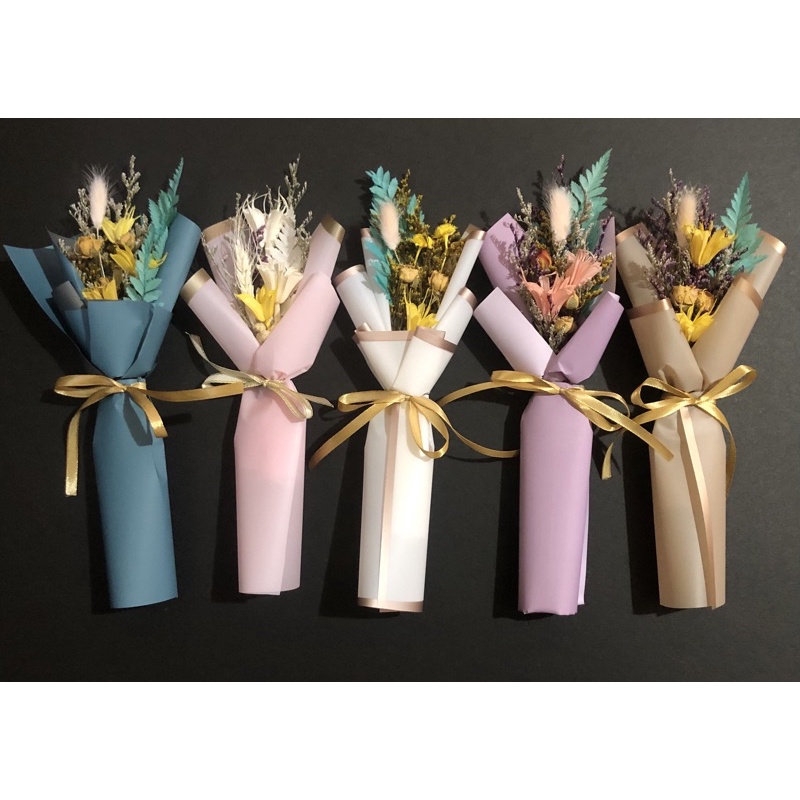 Korean Inspired Mini Dried Flower Bouquet(78 inches) Shopee Philippines