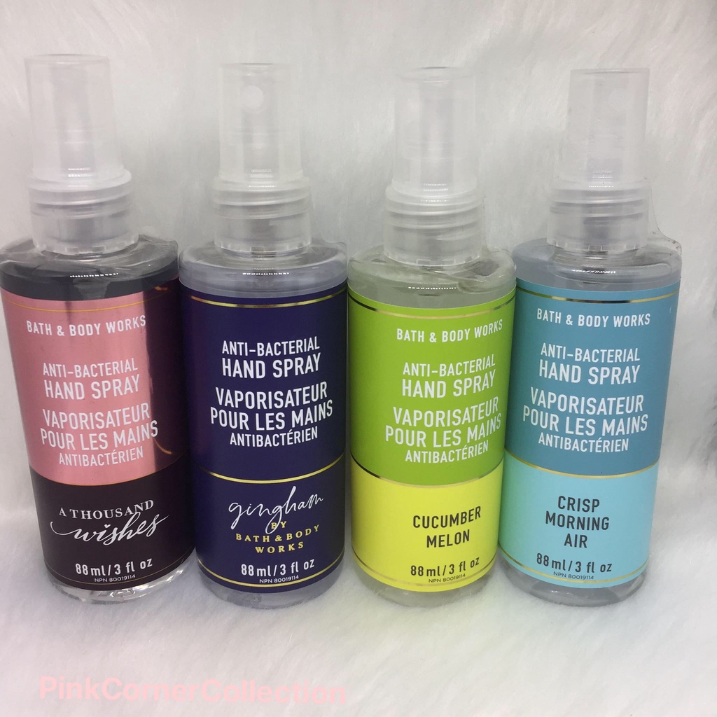 Bath and Body Works Hand Spray Travel Size Shopee Philippines